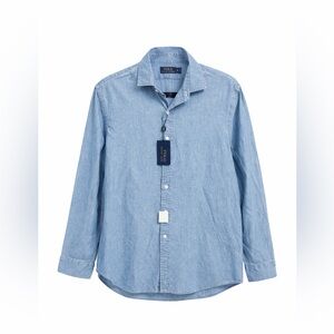 Polo Ralph Lauren Chambray Button Down Shirt XL NWT